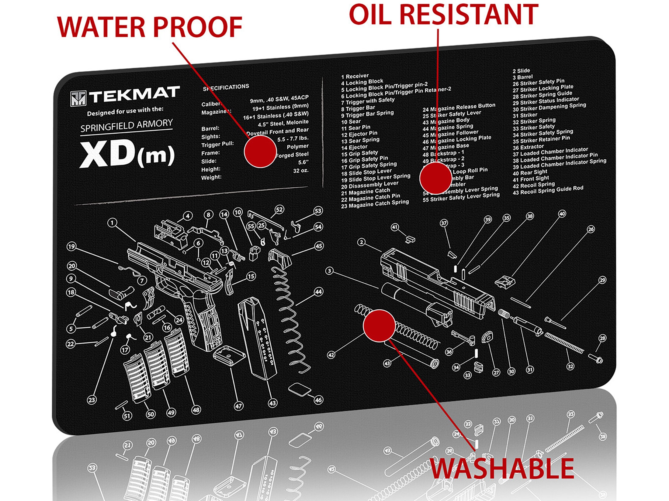 TekMat Springfield Armory XDS - 11x17in for sale online | eBay