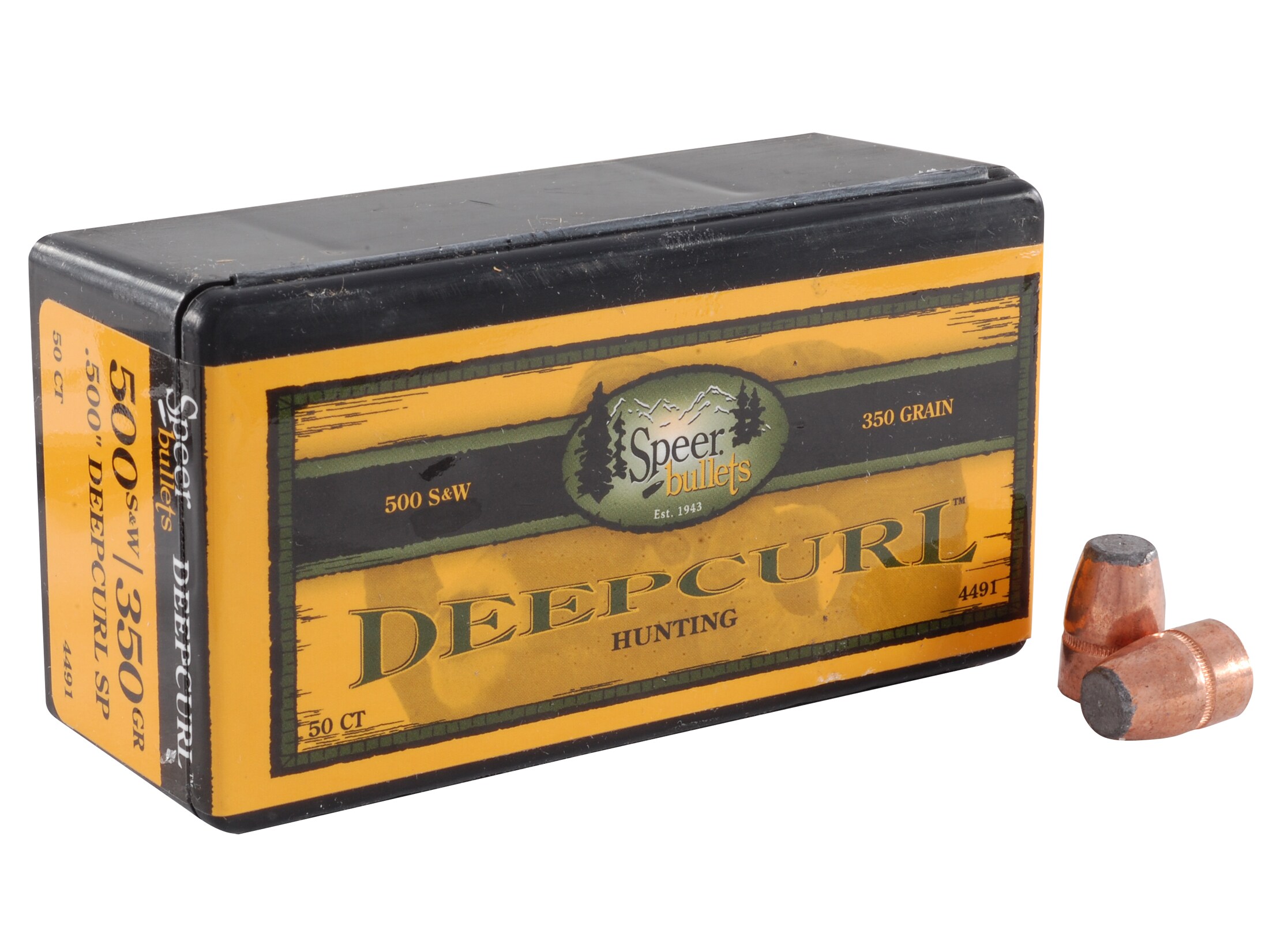 Speer DeepCurl Bullets 50 Cal 500 Diameter 350 Grain Bonded Jacketed