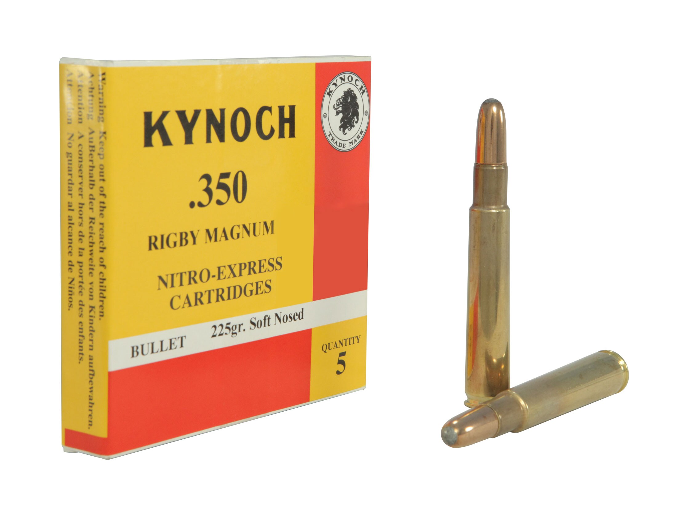 Kynoch Ammo Rigby Grain Woodleigh Weldcore Soft Point Box Of