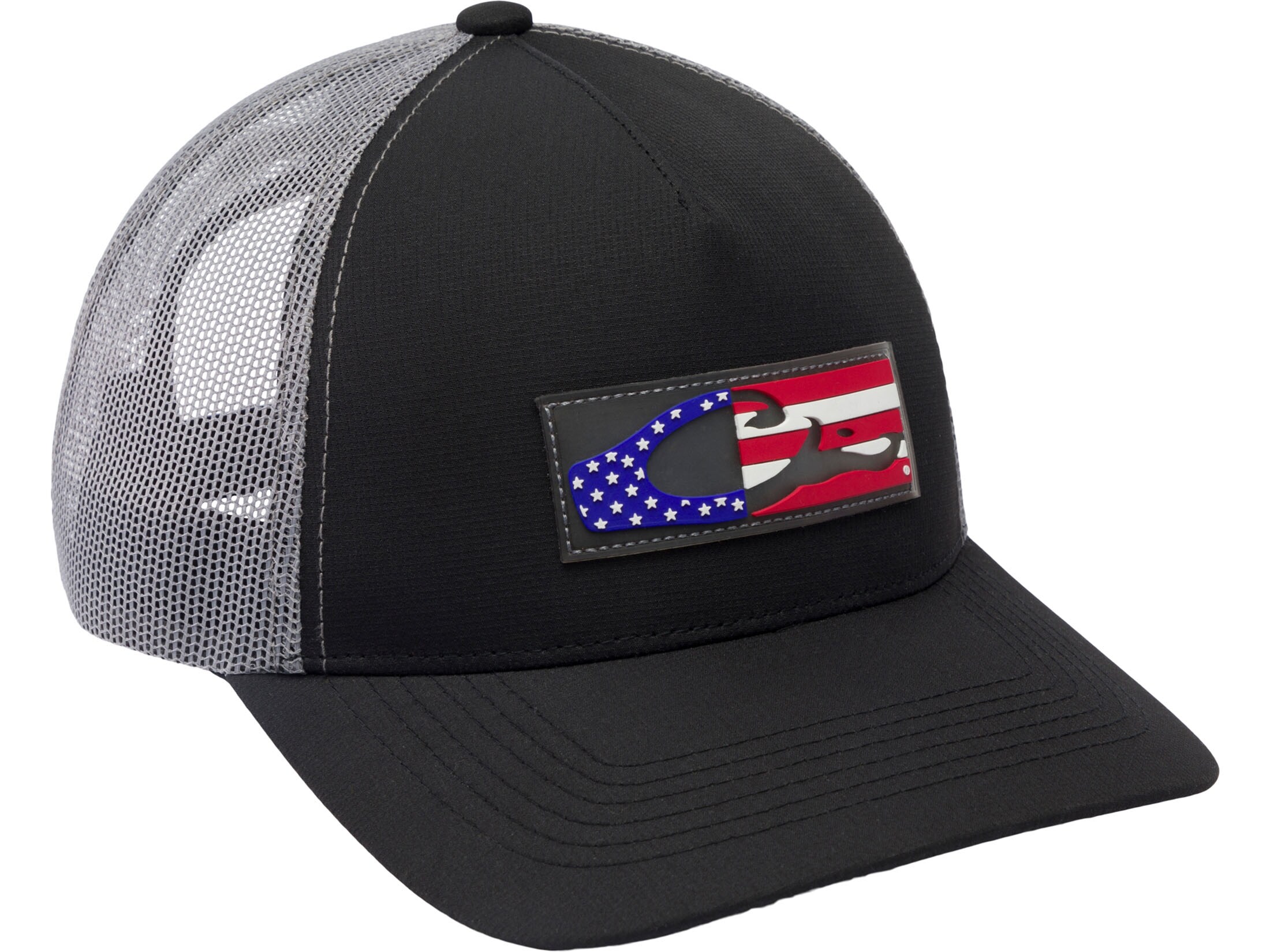 Drake Men S Americana Flag Hat Black Charcoal One Size Fits Most