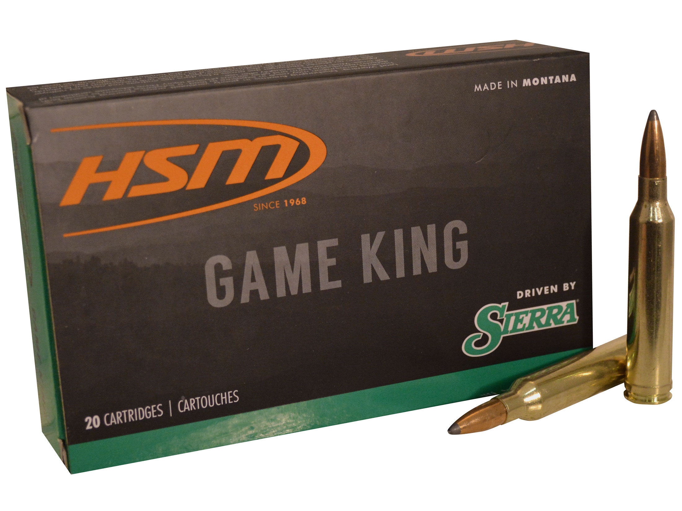 HSM GameKing 7mm Remington Mag Ammo 150 Grain Sierra GameKing Jacketed