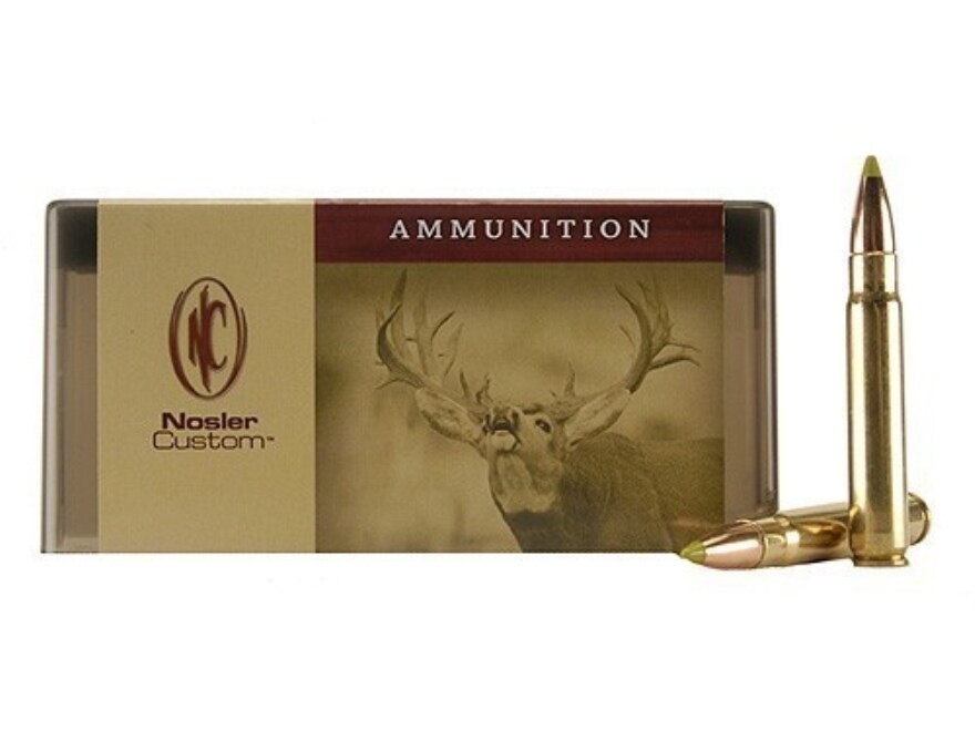 Nosler Custom 300 Remington Ultra Mag Ammo 150 Grain Nosler AccuBond