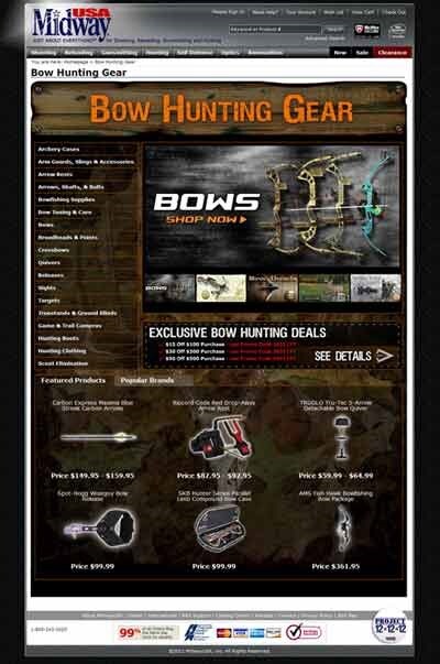 MidwayUSA Bow Hunting Gear Web Page MidwayUSA Bow Hunting Gear Web Page