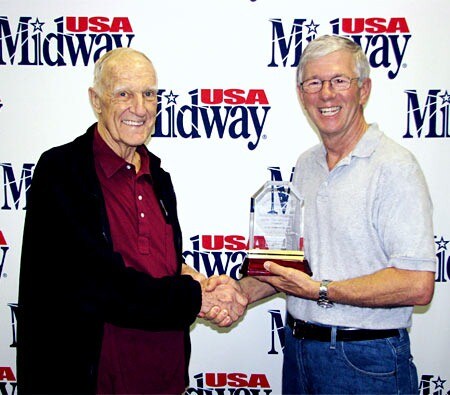 Larry Potterfield (right) pictured with KSRA Foundation President Bob Robel Larry Potterfield (right) pictured with KSRA Foundation President Bob Robel