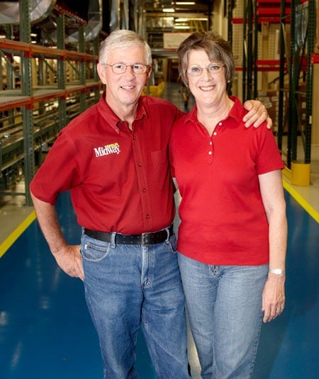 MidwayUSA Founders Larry & Brenda Potterfield MidwayUSA Founders Larry & Brenda Potterfield