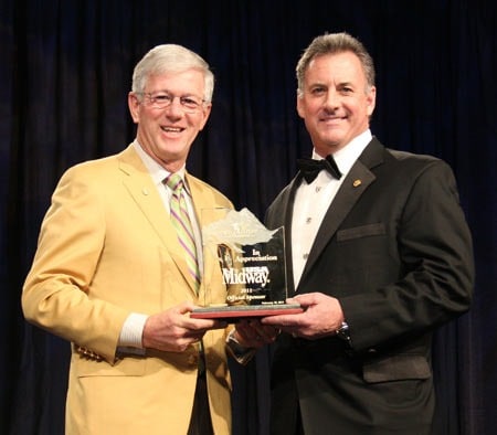 Larry Potterfield (Left), Founder and CEO of MidwayUSA and Gray Thornton, President and CEO of WSF Larry Potterfield (Left), Founder and CEO of MidwayUSA and Gray Thornton, President and CEO of WSF