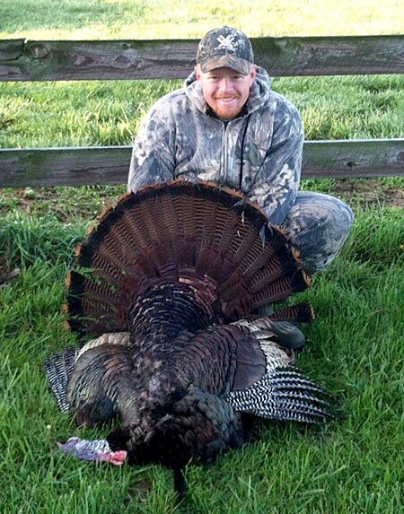 Michael Jennings pictured with his 2012 Missouri Spring Turkey