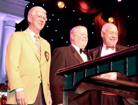 Larry Potterfield (Left), MidwayUSA Founder and CEO with Larry Higgins (middle), Executive Committee VP, and Doug Yajko, Record Book Sub-Chair for Special Projects Larry Potterfield (Left), MidwayUSA Founder and CEO with Larry Higgins (middle), Executive Committee VP, and Doug Yajko, Record Book Sub-Chair for Special Projects