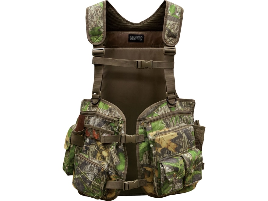 MidwayUSA Full Strut Turkey Vest Mossy Oak Obsession
