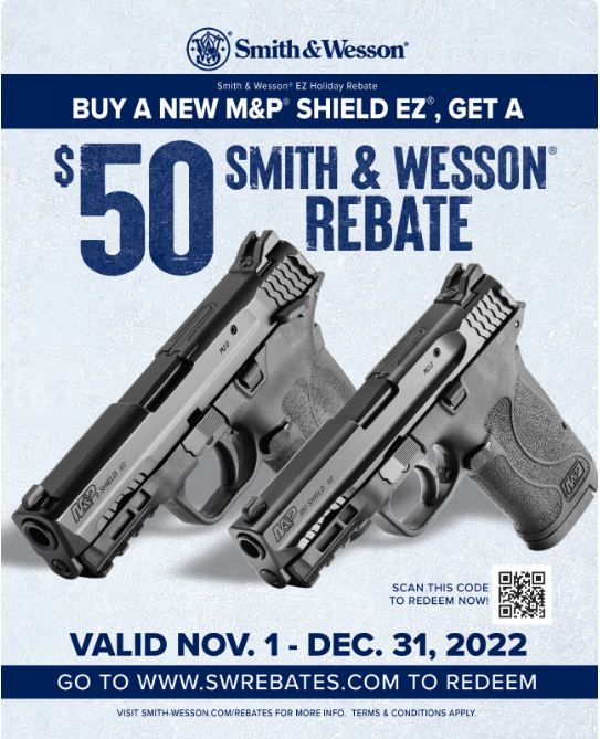 Smith & Wesson M&P Shield EZ Rebate