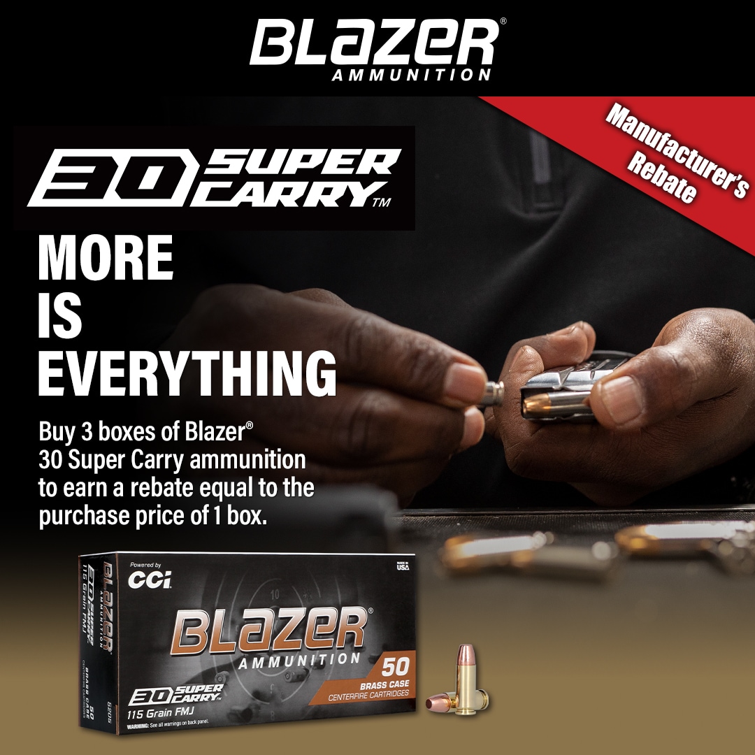 Blazer 30 Super Carry Ammo Rebate Summer 2023