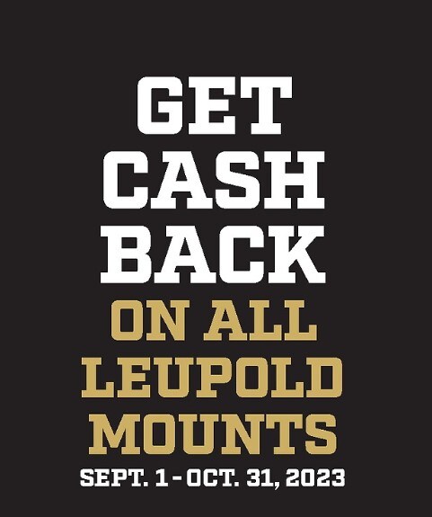 Get Cash Back On All Leupold Mounts
