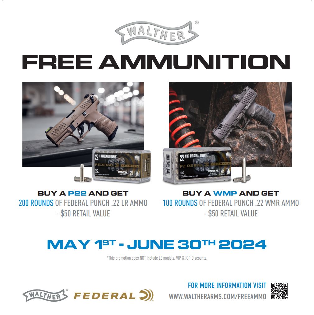 Walther Free Ammunition Rebate MidwayUSA