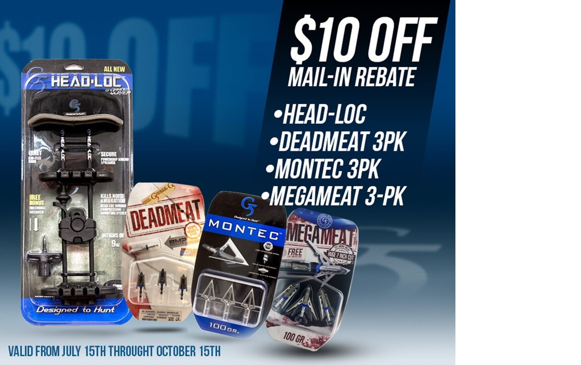 G5 Deadmeat V2 Broadhead Rebate MidwayUSA