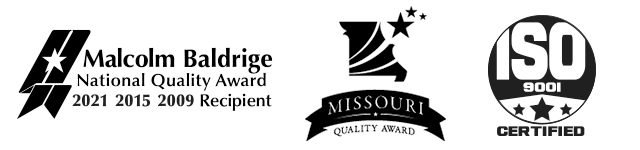 MidwayUSA is an ISO 9001:2008 Certified business, and the proud recipient of the Malcolm Baldrige National Quality Award in 2009 and the Missouri Quality Award in 2008.