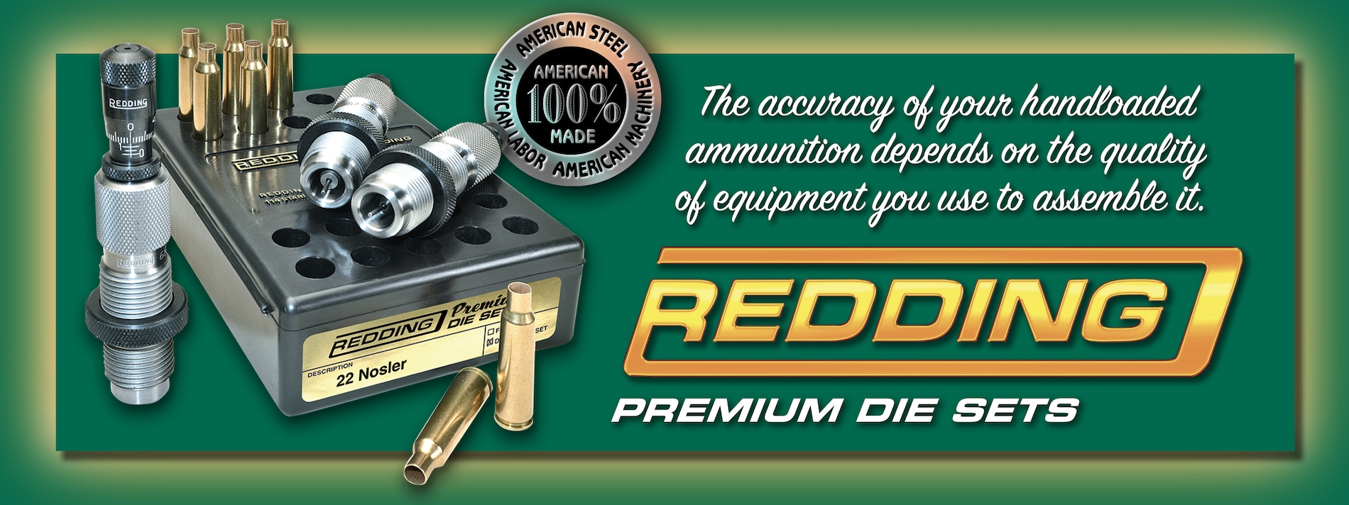 45 ACP 66189 for sale online Redding Reloading Premium Handgun Die Set 