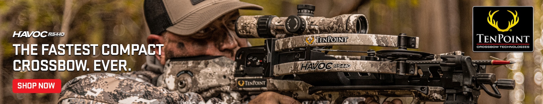 The Fastest Compact Crossbow. Ever. Shop the TenPoint Havoc RS440.