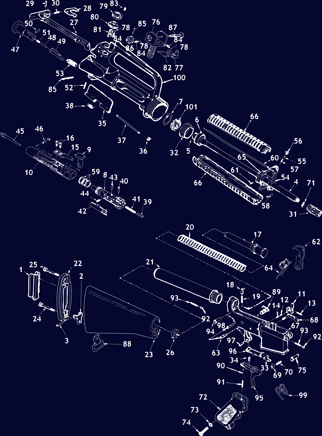 Ar 15 Parts Chart