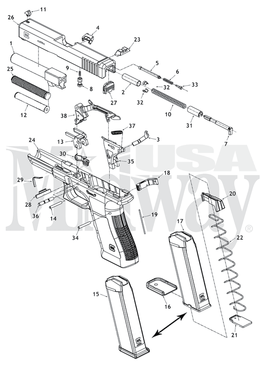 Compact Glock Schematic