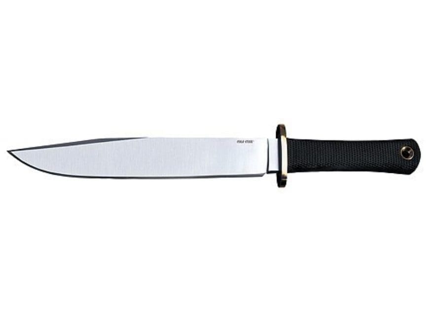 Cold Steel Trail Master Fixed Blade Knife 9.5" Drop Point O-1 High Carbon Steel Kraton ...