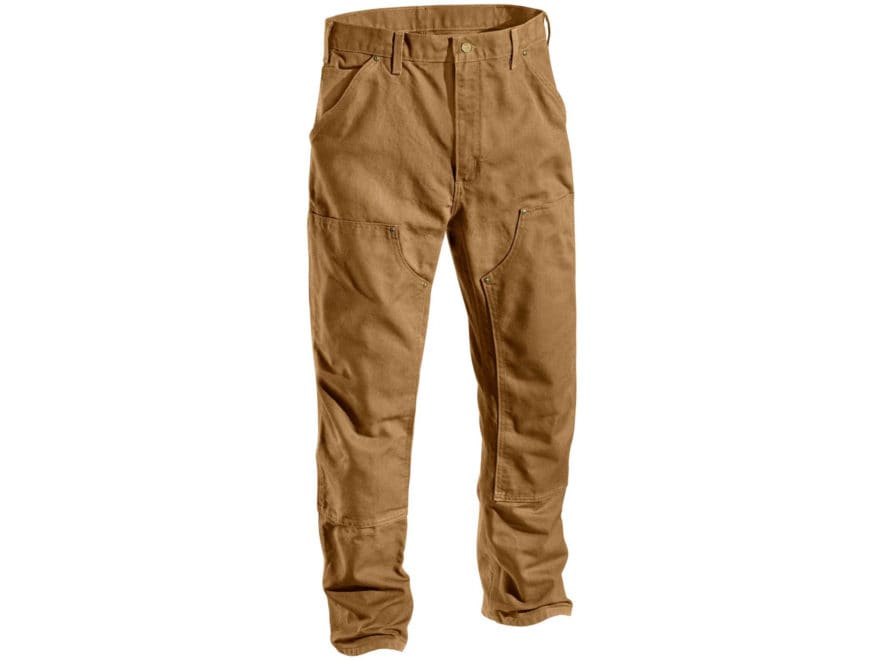 Carhartt Men's Firm Duck Double Front Work Dungaree Pants Cotton