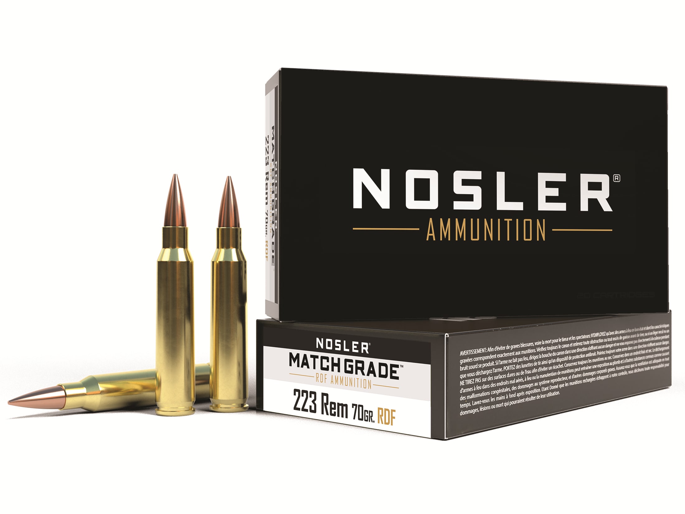 Nosler 223 Remington Rifle Reloading Brass - 100 Count