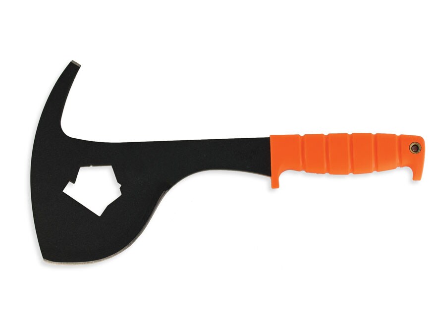 Ontario SP16 Spax 8 1095 Black Carbon Steel Kraton Handle Orange