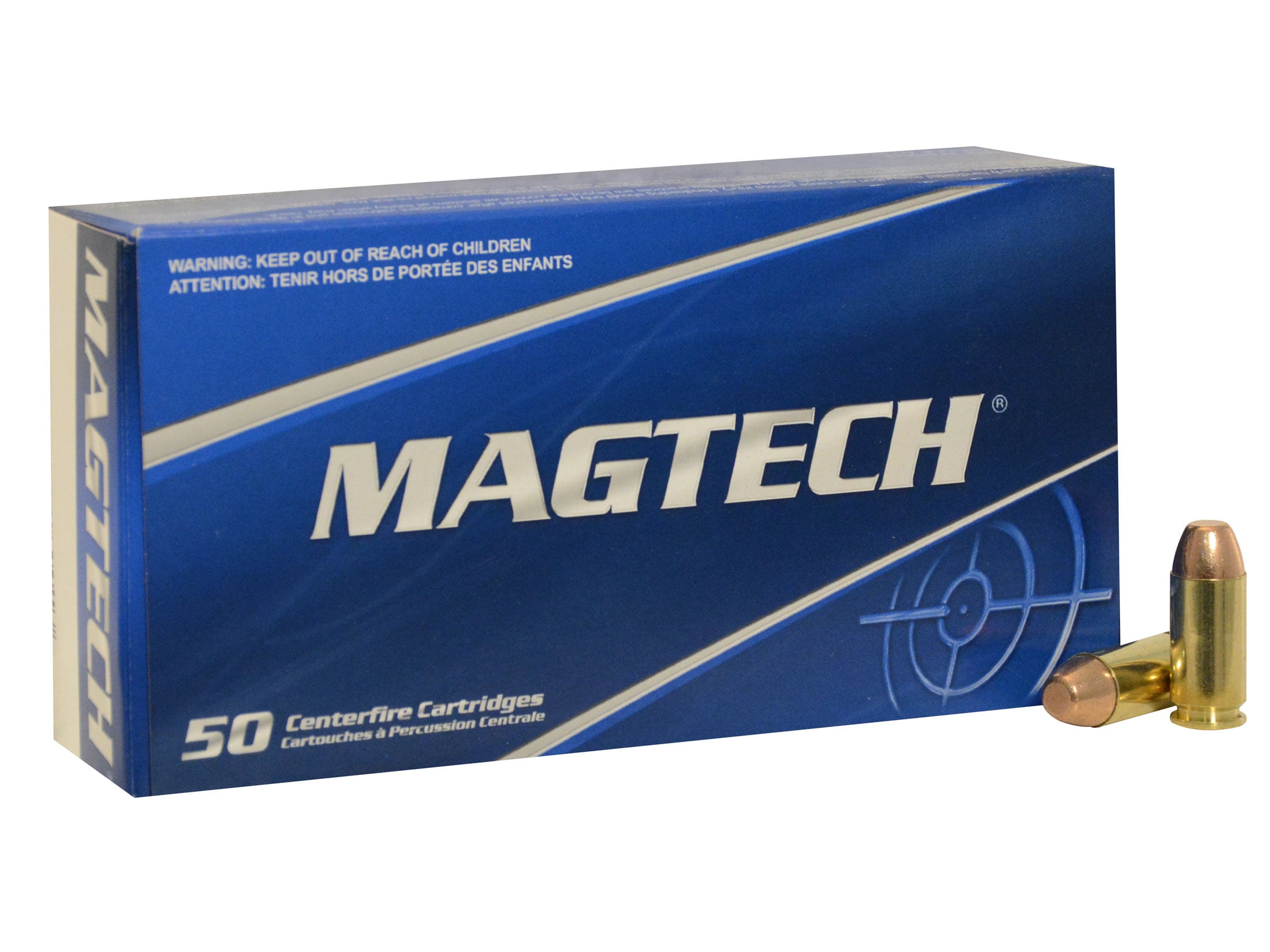 Magtech Ammo 40 S&W 180 Grain Full Metal Jacket Box of 50