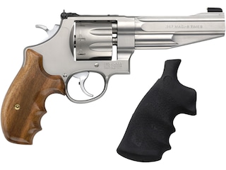Smith & Wesson Performance Center Model 627 Revolver 357 Magnum 5" Barrel 8-Round Stainless Wood image