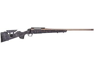 CVA Cascade Long Range Hunter Bolt Action Centerfire Rifle 7mm Remington Magnum 24" Fluted Barrel Smoked Bronze and Black/Bronze Adjustable image