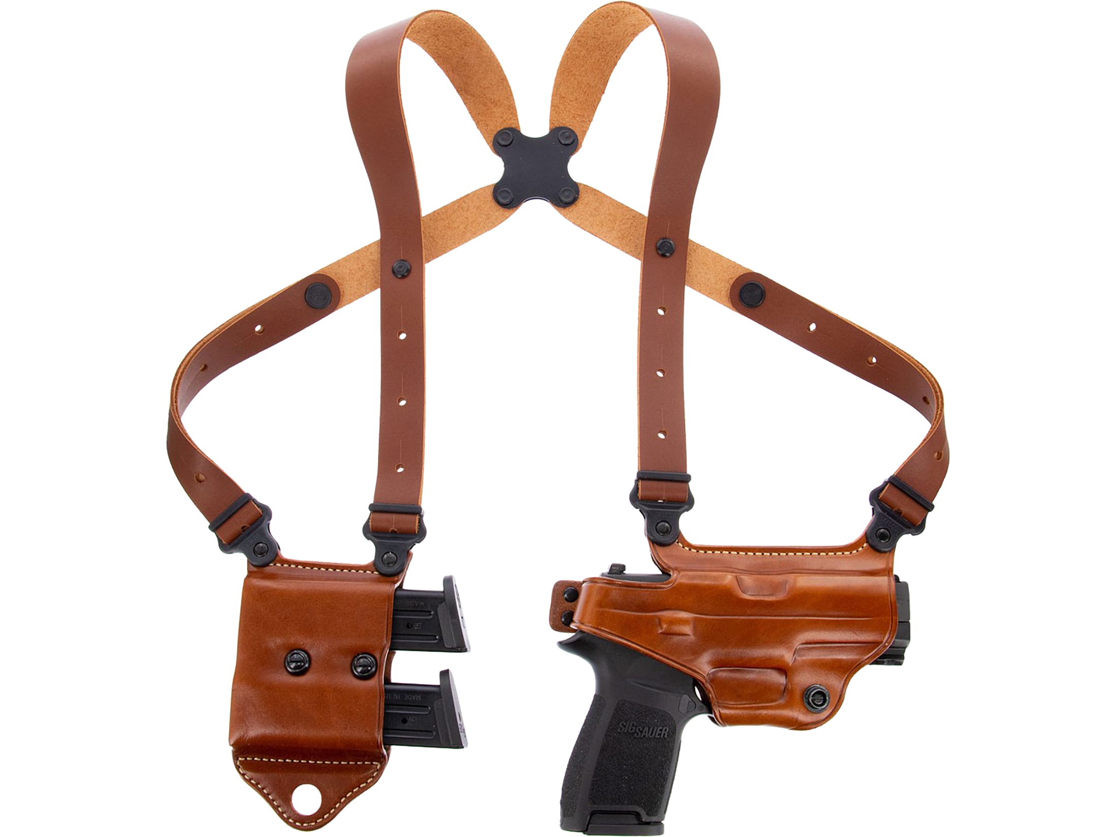 Shoulder holster With Double Magazine Pouch For Glock 20,21