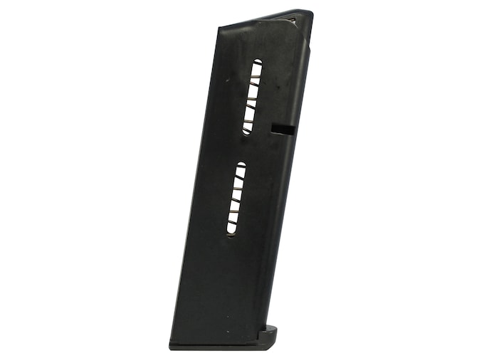 Wilson Combat Magazine 47 Series with Low Profile Steel Base Pad 1911 Government, Commander 45 ACP 7-Round Black