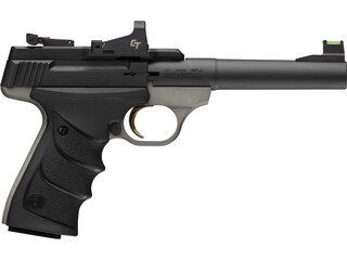 Browning Buck Mark Practical Semi-Automatic Pistol 22 Long Rifle 5.5" Barrel 10-Round Stainless Black image