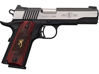 Browning 1911-380 Black Label Medallion Pro Semi-Automatic Pistol 380 ACP 4.25" Barrel 8-Round Black Rosewood image