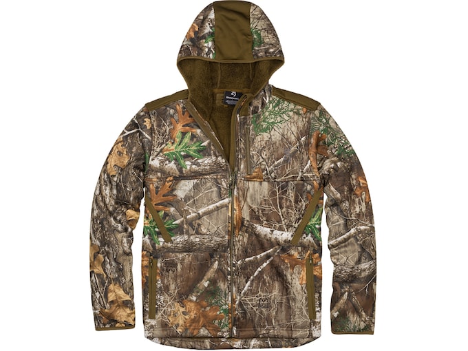 Browning Men's High Pile Hooded Jacket Realtree EDGE Large