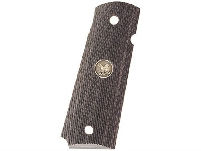 Wilson Combat Grips 1911 Government, Commander Checkered Diamondwood