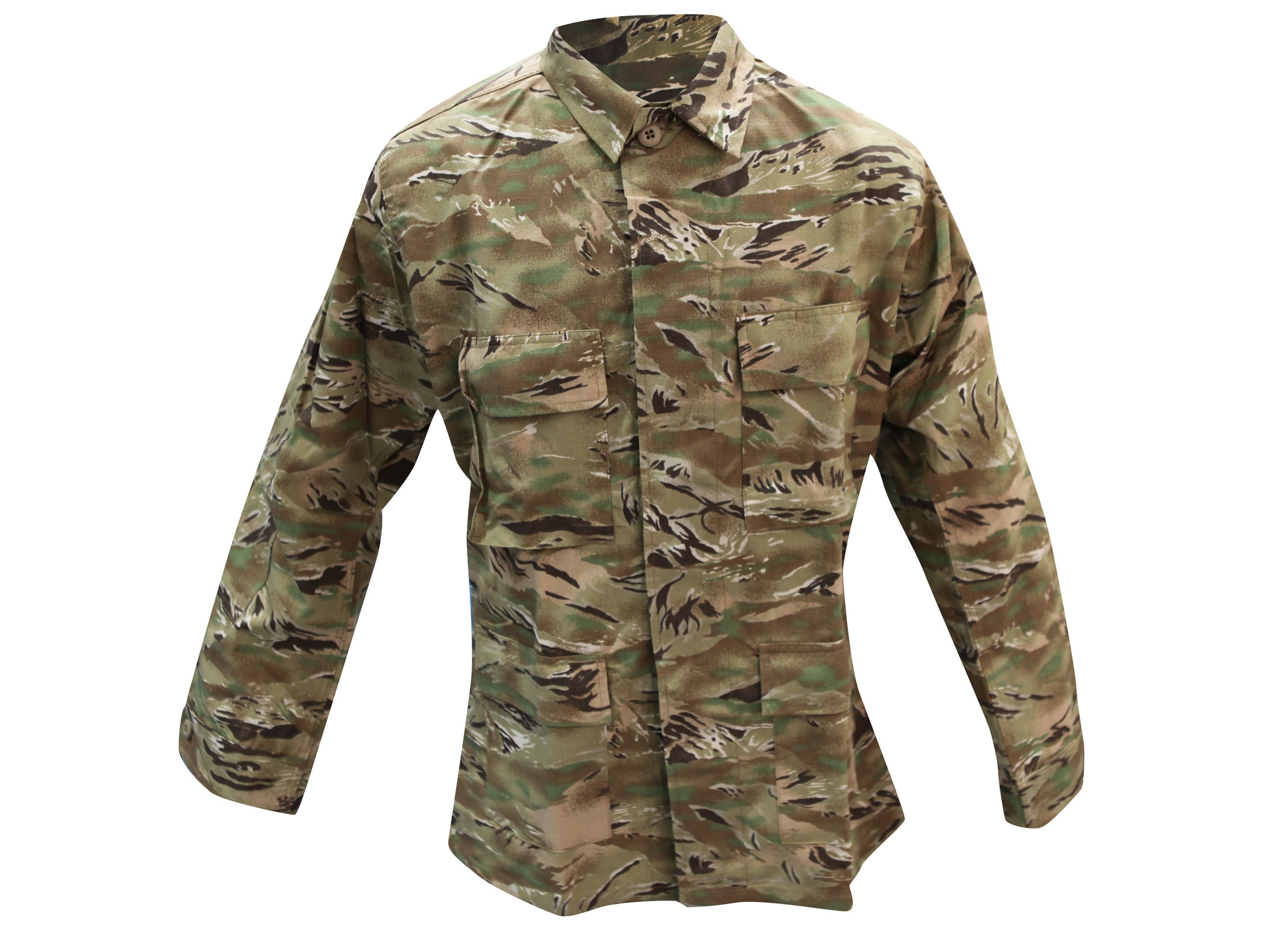 Tru-Spec BDU Jacket Nylon Cotton Ripstop All Terrain Tiger Stripe