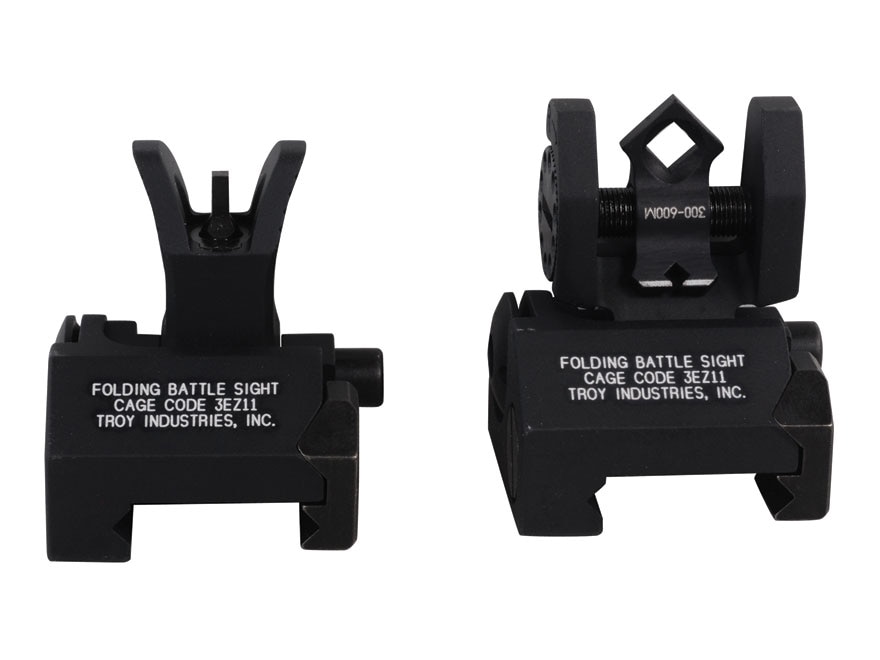 Troy Industries Micro Flip-Up Battle Sight Set M4-Style Front Di-Optic