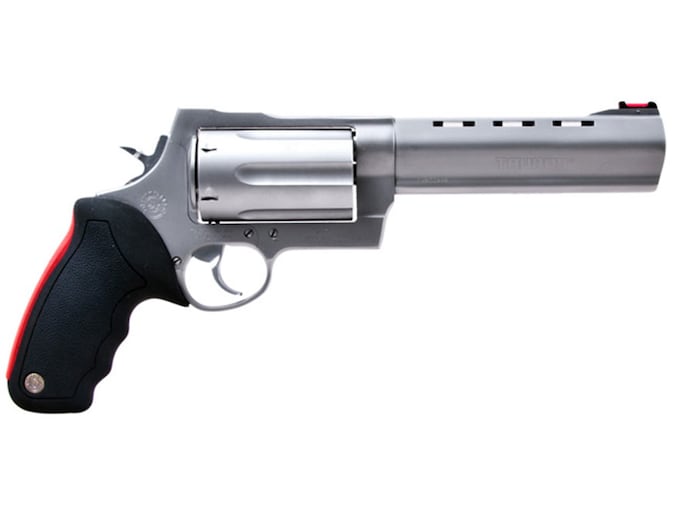 Taurus 513 Raging Judge Magnum Revolver 45 Colt (Long Colt), 454 Casull and 410 Bore 6-Round Stainless and Black Rubber