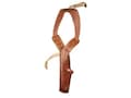 Bianchi X15 Shoulder Holster Right Hand 1911 Government, Beretta 92, Browning Hi-Power, S&W K, L-Frame 4" Leather Tan