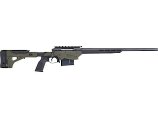 Savage Arms Axis II Precision Bolt Action Centerfire Rifle 30-06 Springfield 22" Barrel Black and OD Green Chassis image