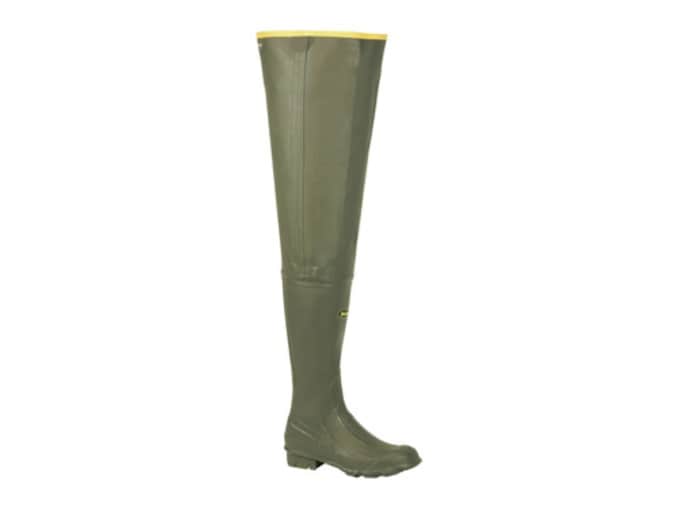 Lacrosse Stivali Da Caccia Uomo 32 Big Chief, Alti 81 Cm, Impermeabili, Foderati Thinsulate 600g, Suola Air-Grip, Colore Verde OD