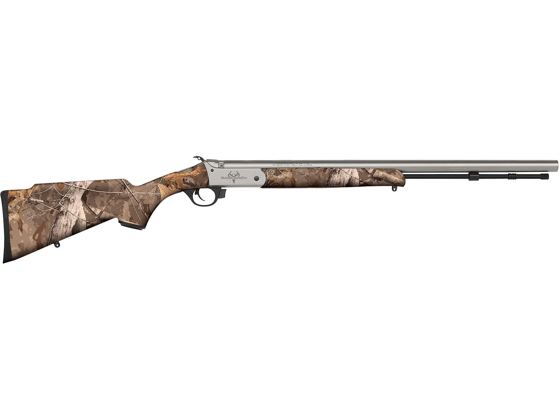 Traditions Buckstalker XT Muzzleloading Rifle 50 Cal 24 SS Cerakote