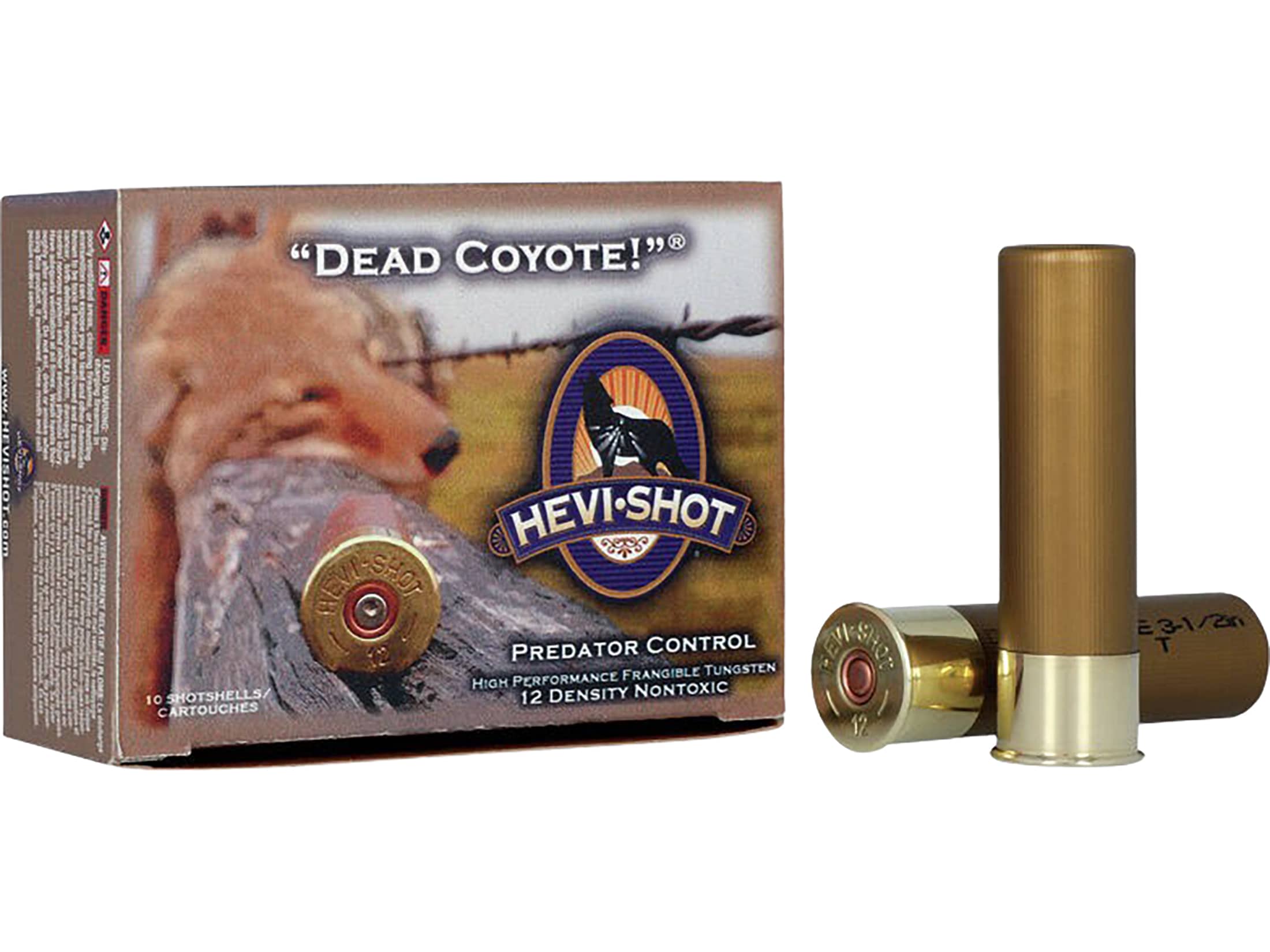 Hevi-Shot Dead Coyote 12 Ga Ammo 3-1/2 T Tungsten Shot 1-5/8oz Box of