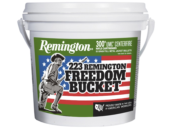 Remington UMC Ammunition 223 Remington 55 Grain Full Metal Jacket Bucket of 300