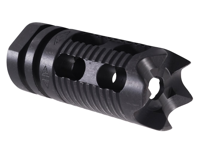 Yankee Hill Machine Muzzle Brake Phantom 5M1 Aggressive 1/2"-28 Thread AR-15 Parkerized