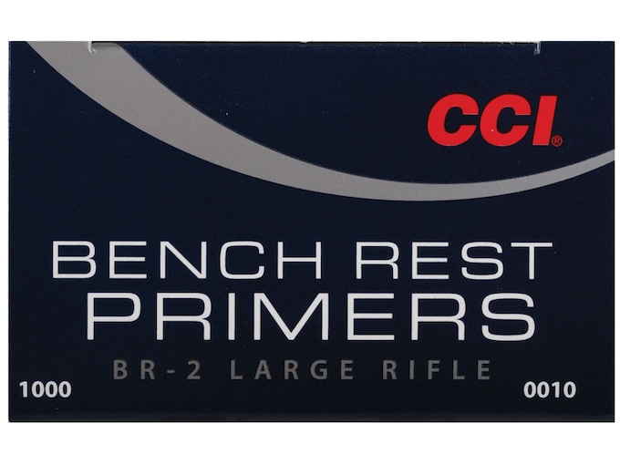 CCI Large Rifle Bench Rest Primers #BR2 Box of 1000 (10 Trays of 100)