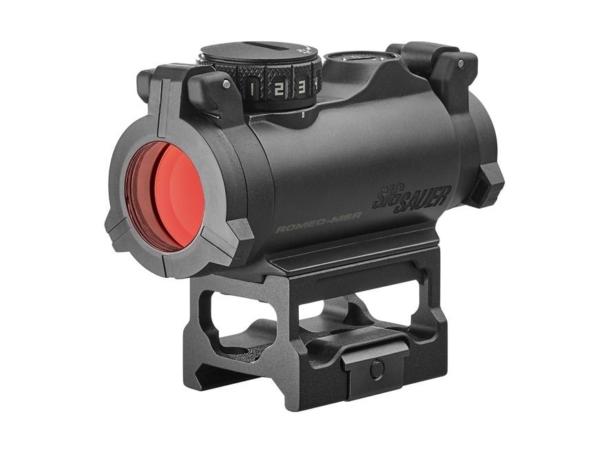 Sig Sauer Romeo-MSR Red Dot Sight 1x 20mm 2 MOA Red Dot QD Mount FDE