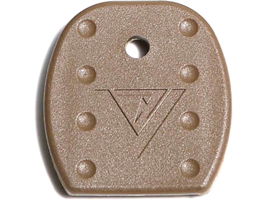 Vickers Tactical Magazine Floor Plate for Glock 9mm, 40 S&W, 357 SIG, 45 GAP Metal Lined Magazine Polymer Tan 5PK