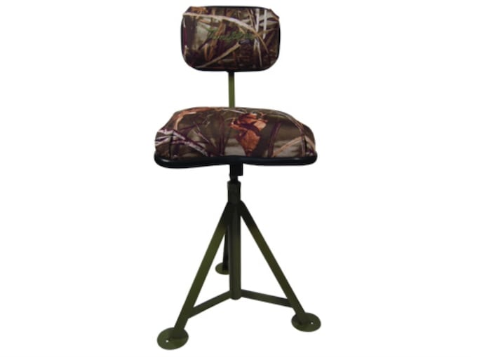 Tanglefree Hunting Blind Adjustable Swivel Stool/Chair Realtree Max-4